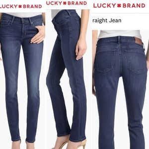 Lucky Brand Brooke Straight Leg Jeans with Mid-Rise